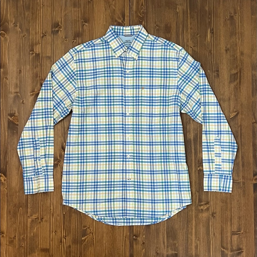 Izod Plaid Buttoned Down Shirt